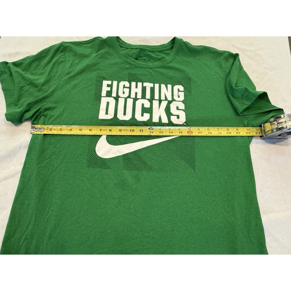Nike Dri Fit Men's Oregon Fighting Ducks Green T-Shirt Size XL. A4 - Picture 3 of 5